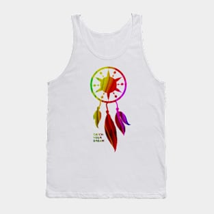 Dream Catcher Rainbow Dirty Tank Top